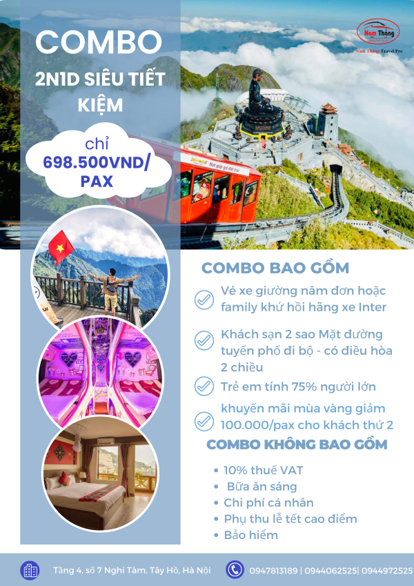 Combo SaPa siêu tiết kiệm 2 ngày 1 đêm